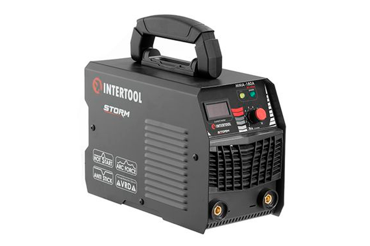 Аппарат сварочный инверторный Intertool-Storm MMA-180A x 8200Вт (WT-4004)