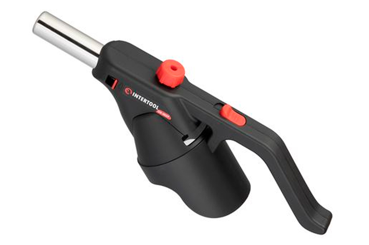 Пальник газовий з п'єзопідпалом Intertool Intertool 12***мм x 360°