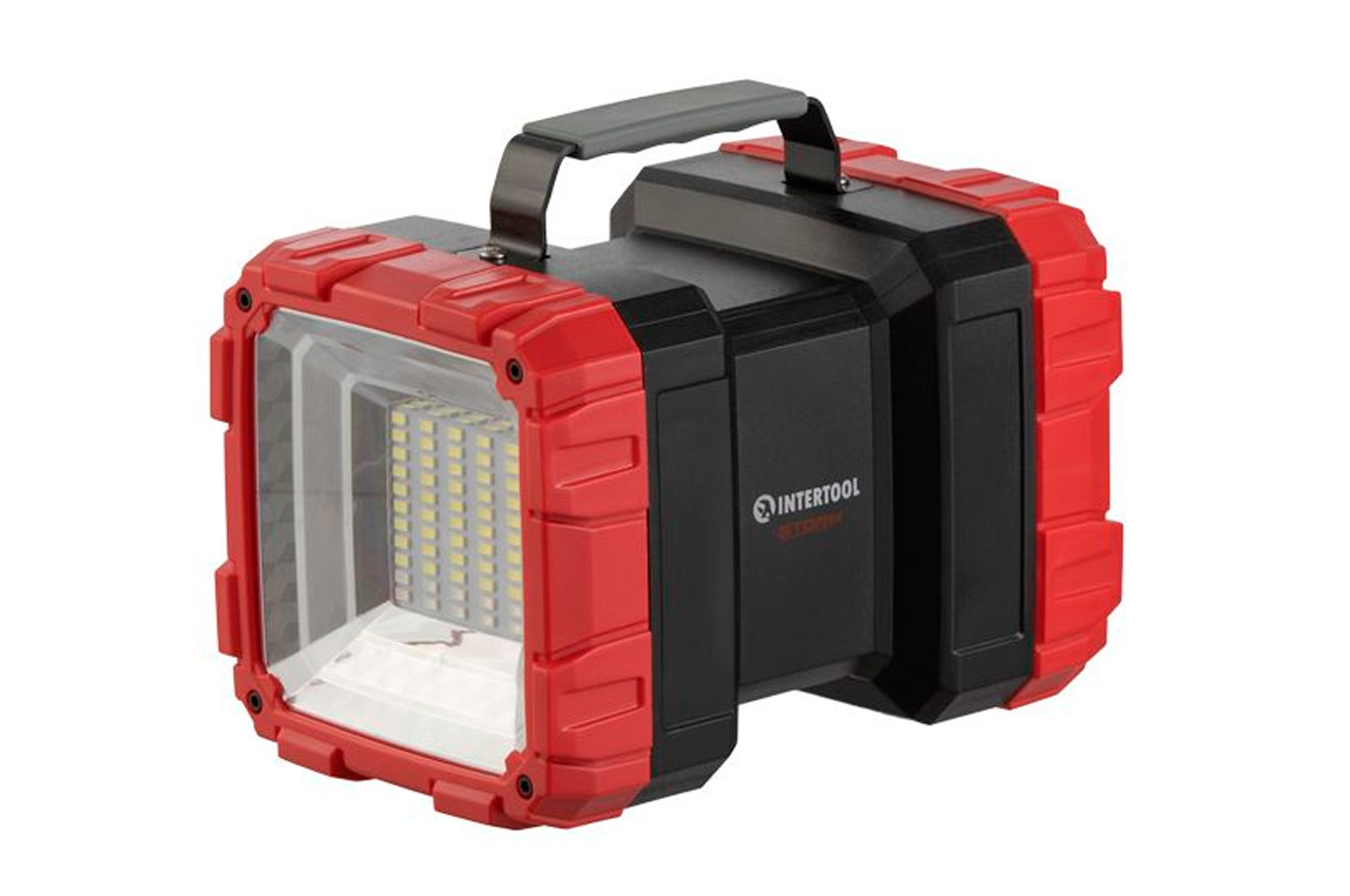 Ліхтар переносний Intertool-Storm 10+10Вт x 1000Лм x 2*5000мAч 7 (LB-0150)