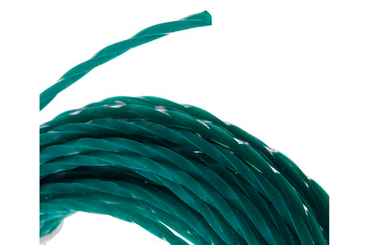 Ліска для тримера Intertool 2.0мм x 15м квадрат кручений (DT-2322)