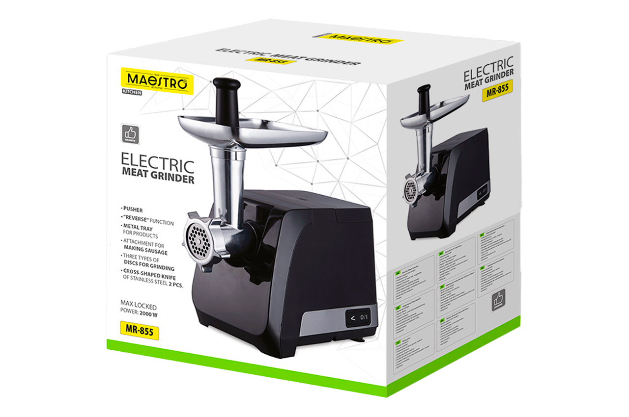 М'ясорубка Maestro 2000Вт (MR-855)