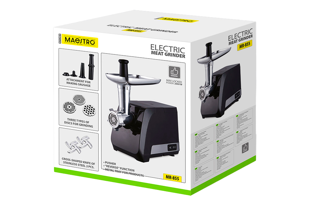 М'ясорубка Maestro 2000Вт (MR-855)