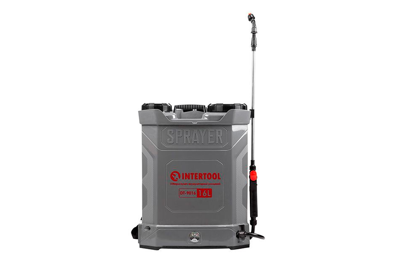 Обприскувач акумуляторний Intertool 16л x 8Аг (DT-9016)