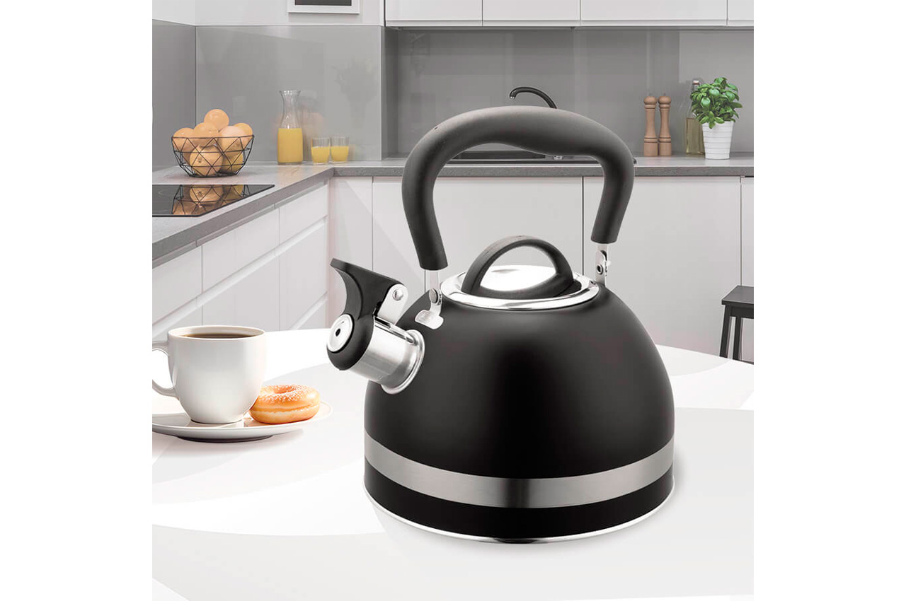 Чайник нержавіючий Maestro 1.8л чорний (MR-1336-BLACK)