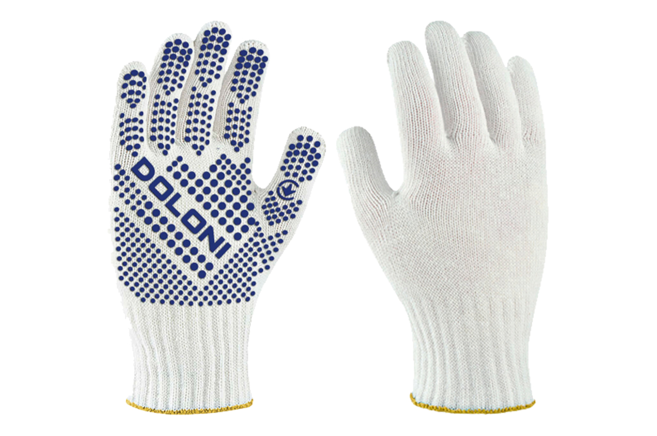 Рукавичка Doloni котон 10" біла (4417) (10 шт.)