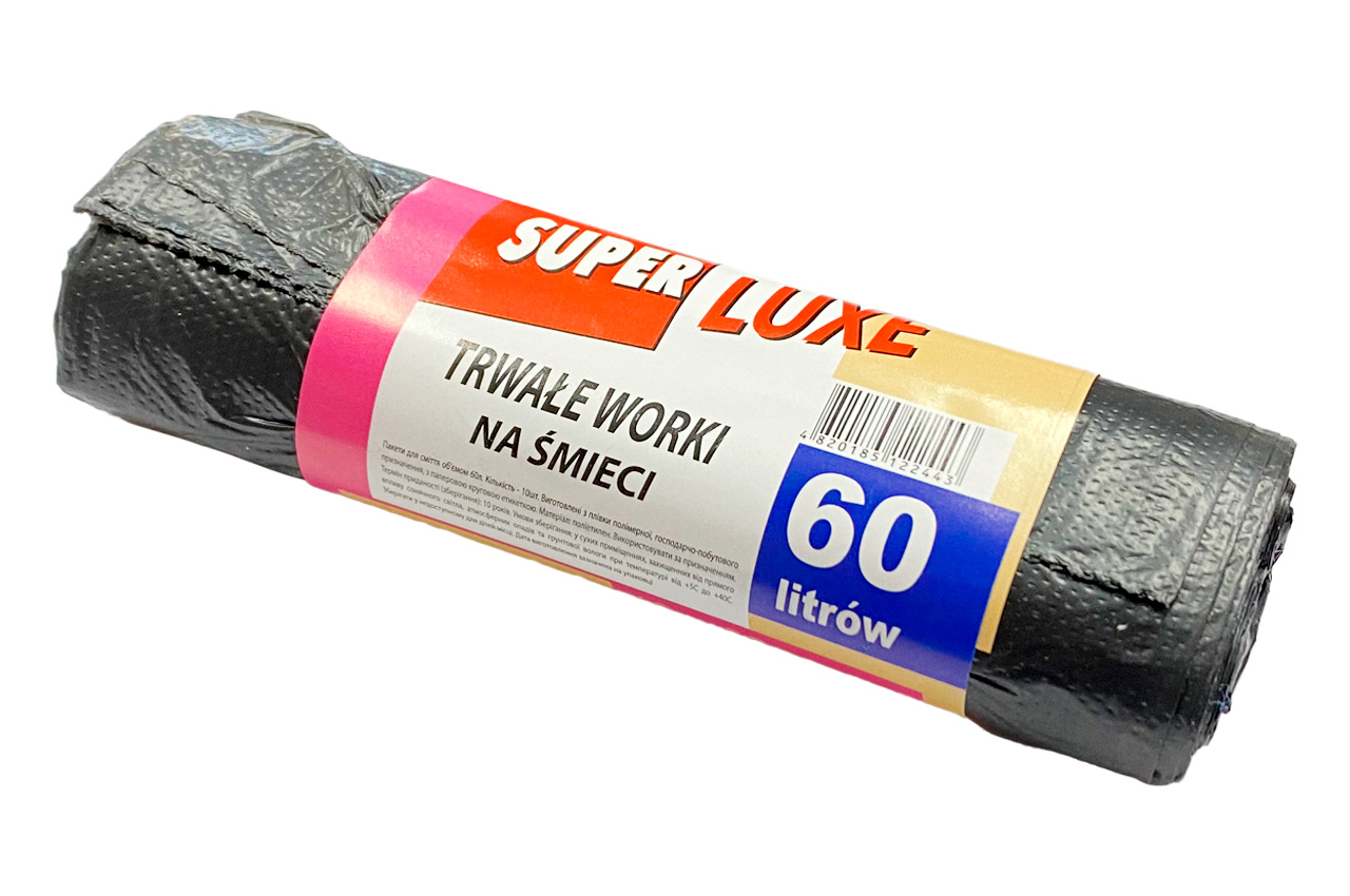 Пакет для сміття 600х800мм 60л (10шт) (83050)