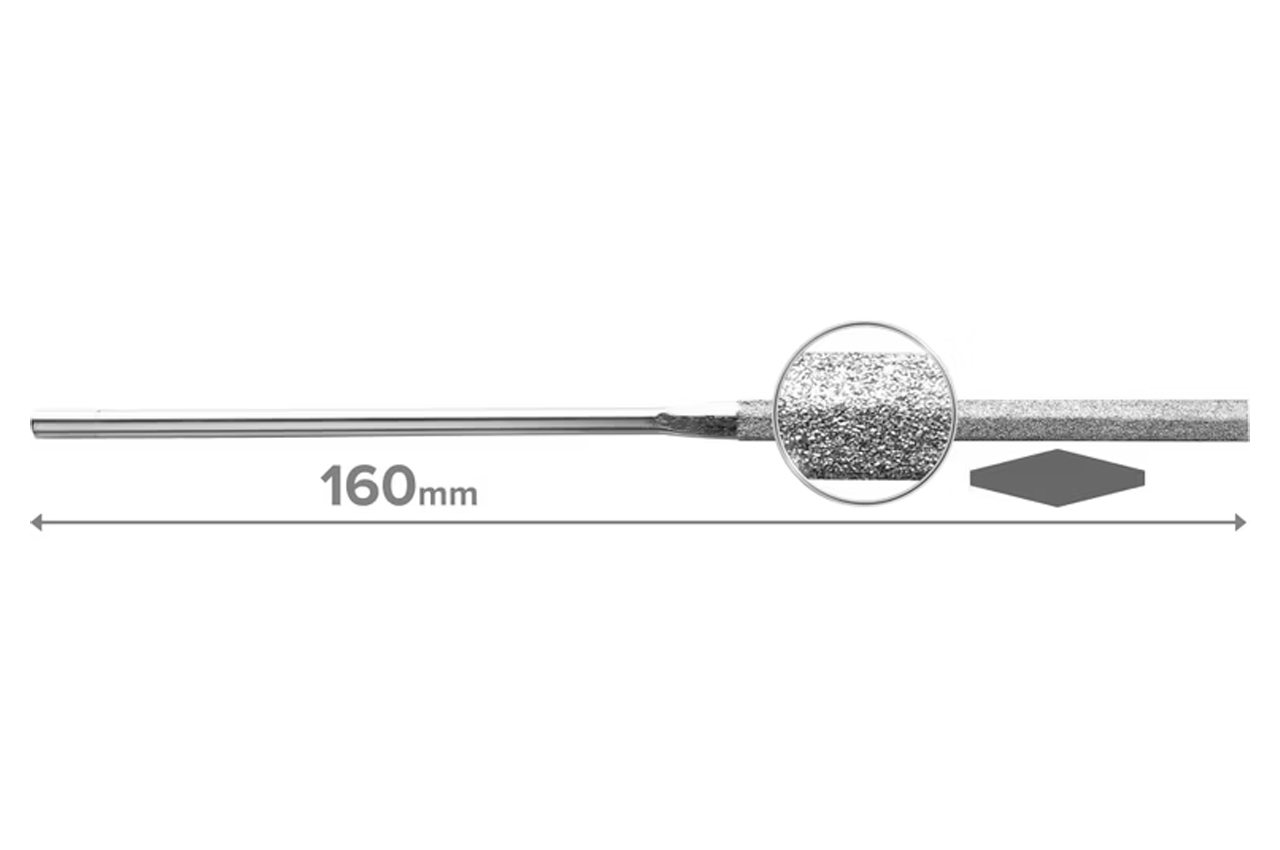 Алмазный надфиль ромбический 160 мм VITA (KM-3002)