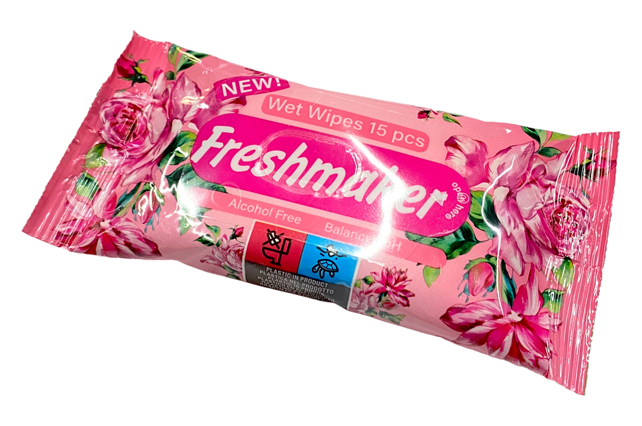 Волога серветка "Freshmaker" (15шт) (114499)