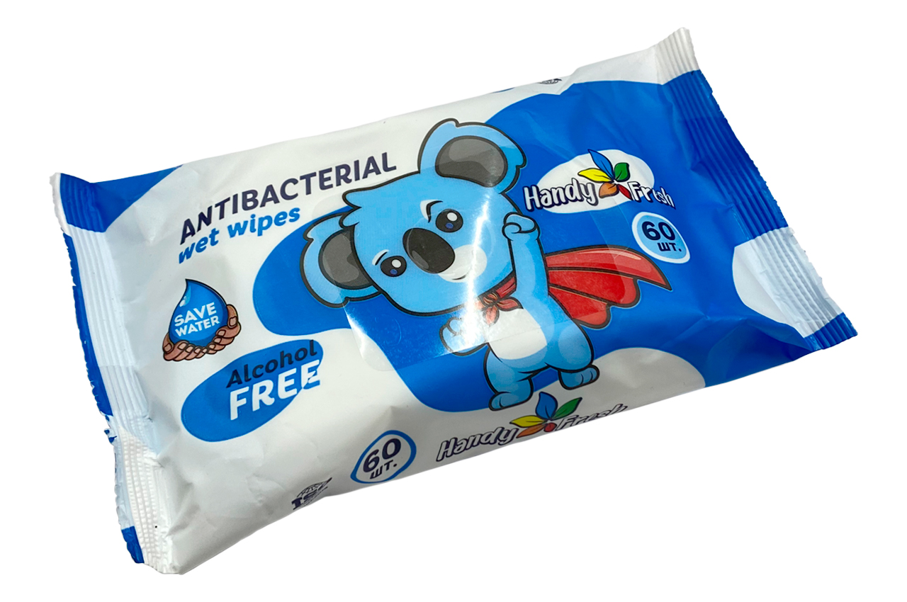 Волога серветка із клапаном "Handy Fresh" (60шт) (114440)