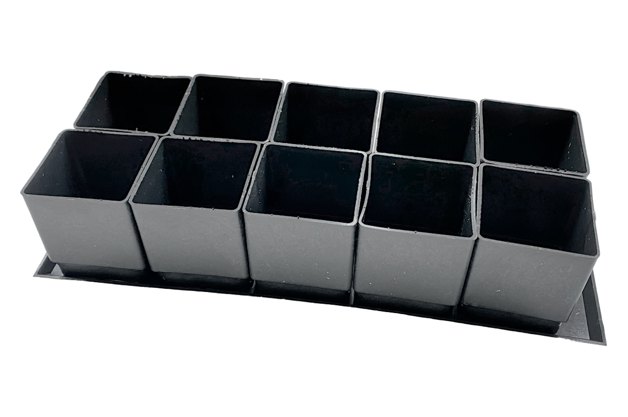 Комплект для розсади Xplast 390 х 115мм (піддон+10 горщиків) (TNX-Г038)