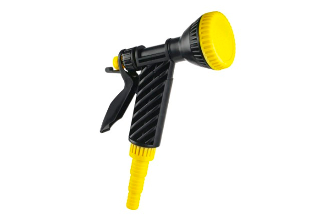 Пістолет поливальний TNX ДУШ з фіксатором під шланг 1/2"-5/8"-3/4" (SLD-622)