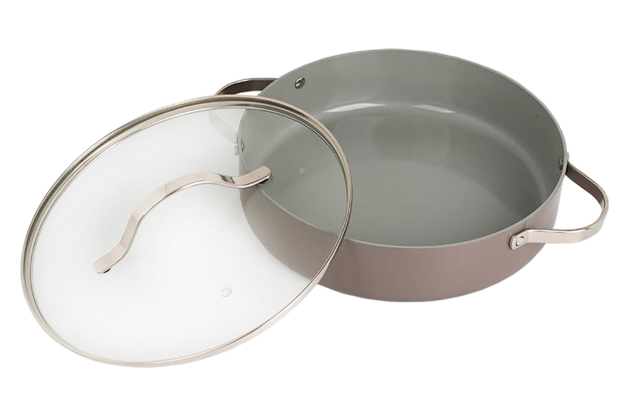 Каструля антипригарна Maestro 280мм x 3.9л низька Ceramic (MR-4009-28S)