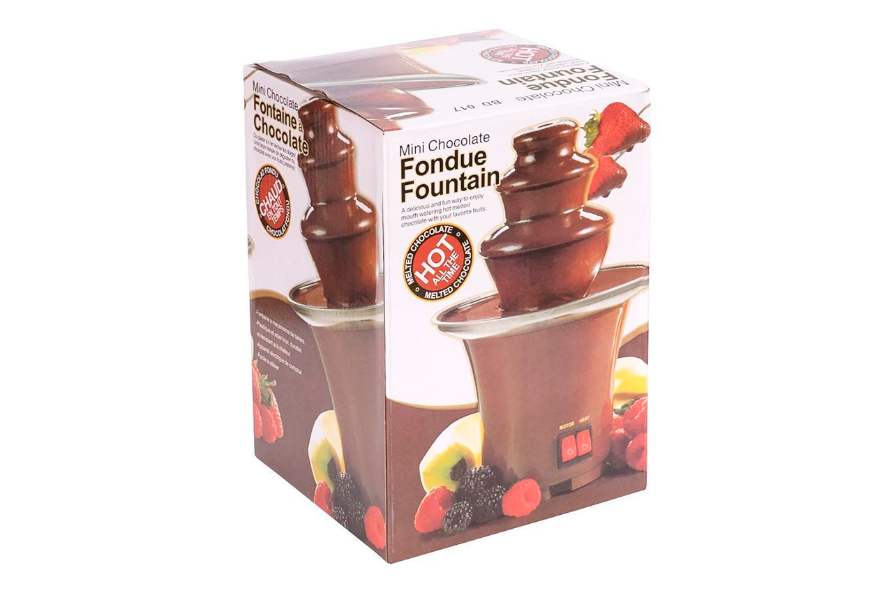Шоколадний фонтан Фондю Mini Chocolate Fondue Fountain -210х80х150мм (110725)