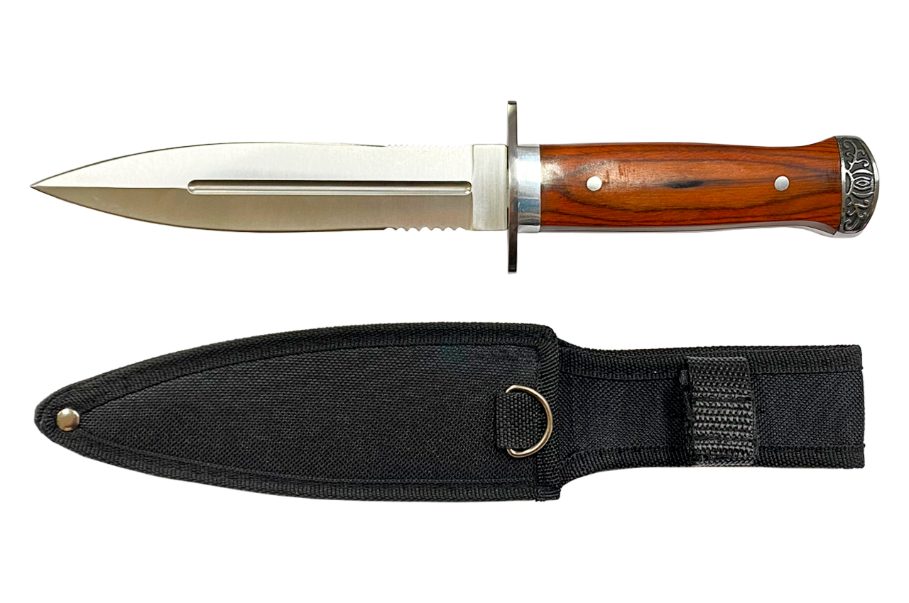 Кинжал мисливський Columbia 290мм 160+130мм x 250г у чохлі (AT-4126-1)