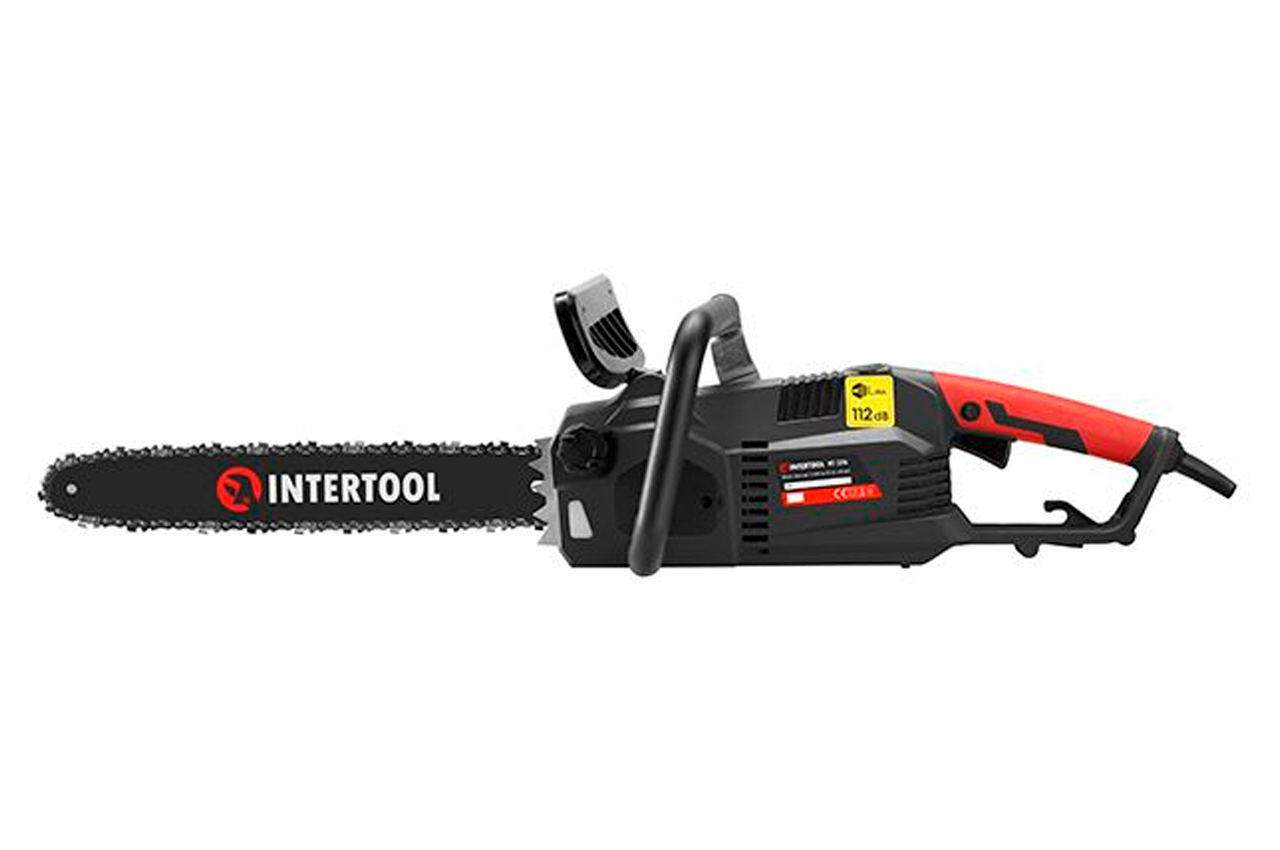 Пила ланцюгова електрична Intertool-Storm 2400Вт x 16" двигун прямий (WT-2204)