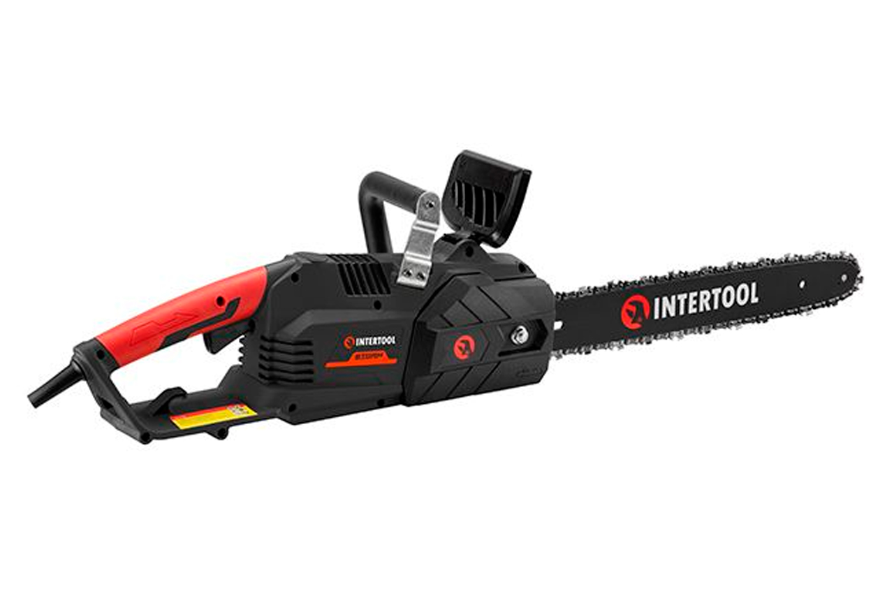 Пила ланцюгова електрична Intertool-Storm 2400Вт x 16" двигун прямий (WT-2204)